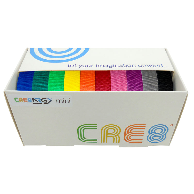 CRE8 Mini Non-Reflective Gaffer Rainbow Mix (10 Rolls x 12mm x 5m)