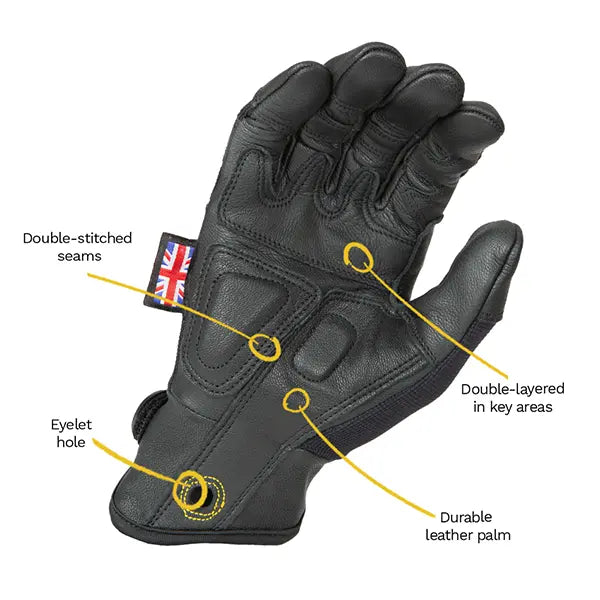 Dirty Rigger - Leather Grip™ Heavy Duty Full Finger Rigger Glove