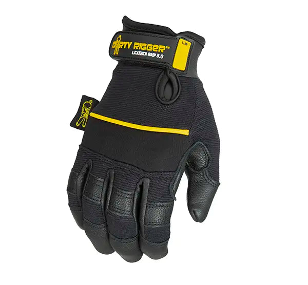 Dirty Rigger - Leather Grip™ Heavy Duty Full Finger Rigger Glove