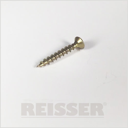 Reisser R2 Screws Countersunk Pzd Ft Yellow Pack 200