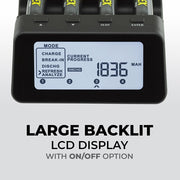 Powerex / Maha MH-C9000PRO Professional Battery Charger / Analyzer - Theatre Supplies Group