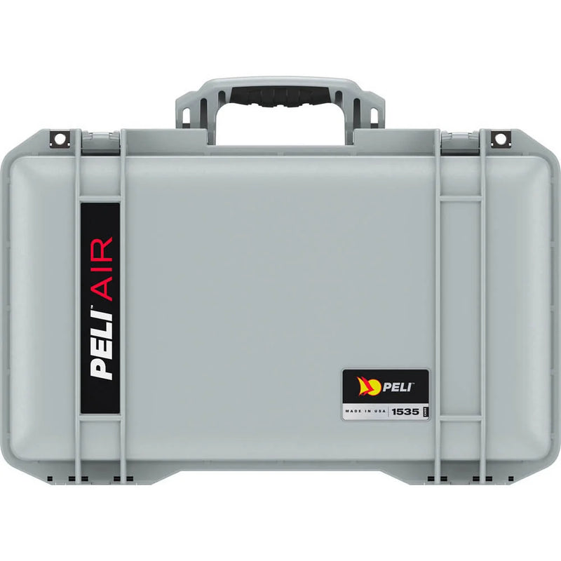 PELI Air 1535 hard case in dark gray with molded carry handle and latch hardware