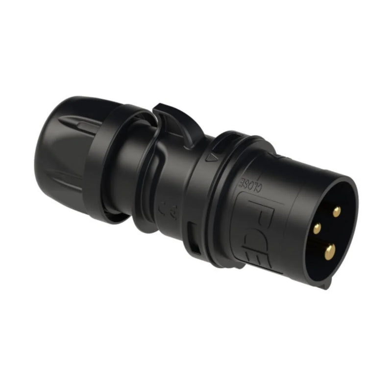 PCE 32A Plug Midnight range (220/240 Volt, 2P+E Pin Configuration) 023-6X