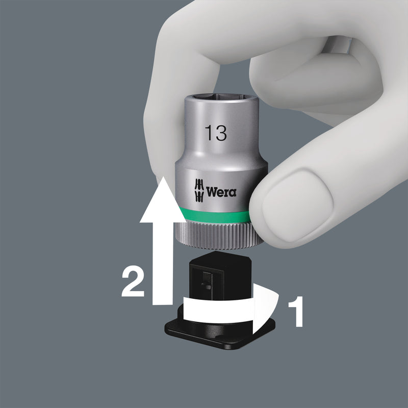Wera Belt B 3 Zyklop 3/8" Drive Socket Set (10-Piece)