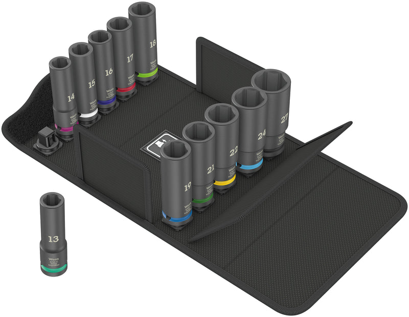 Wera Impaktor 8790 C Deep Socket Set – 1/2" Drive (11-Pc)