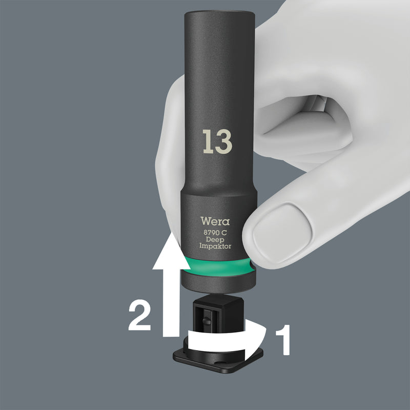 Wera Impaktor 8790 C Deep Socket Set – 1/2" Drive (11-Pc)