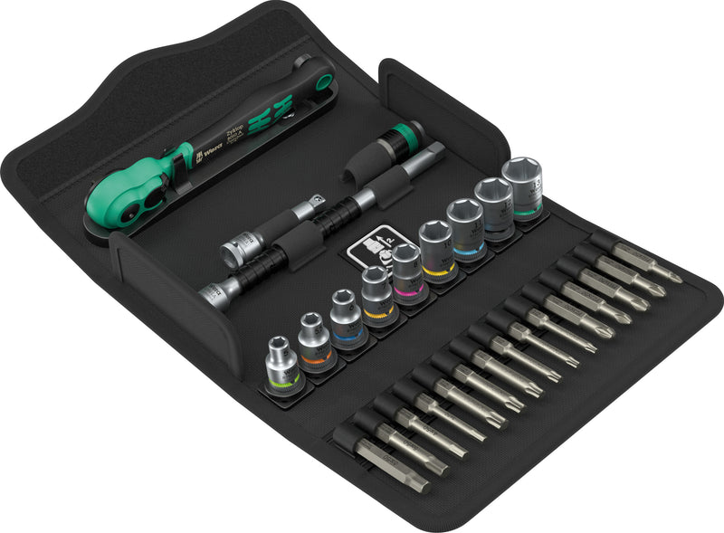 8100 SA 14 Socket Set, 1/4" Drive, Metric Zyklop Comfort (28pc)