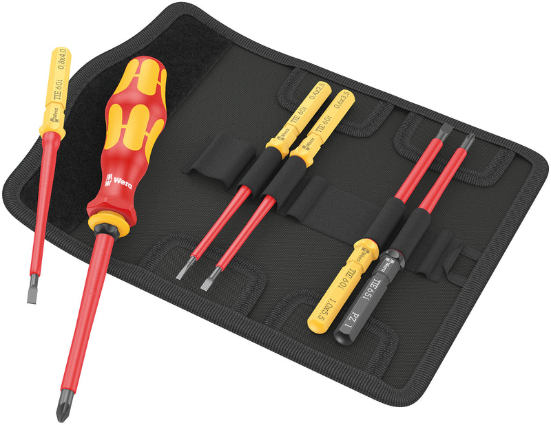 Wera Kraftform Kompakt VDE 7 Universal 2 Insulated Screwdriver Set