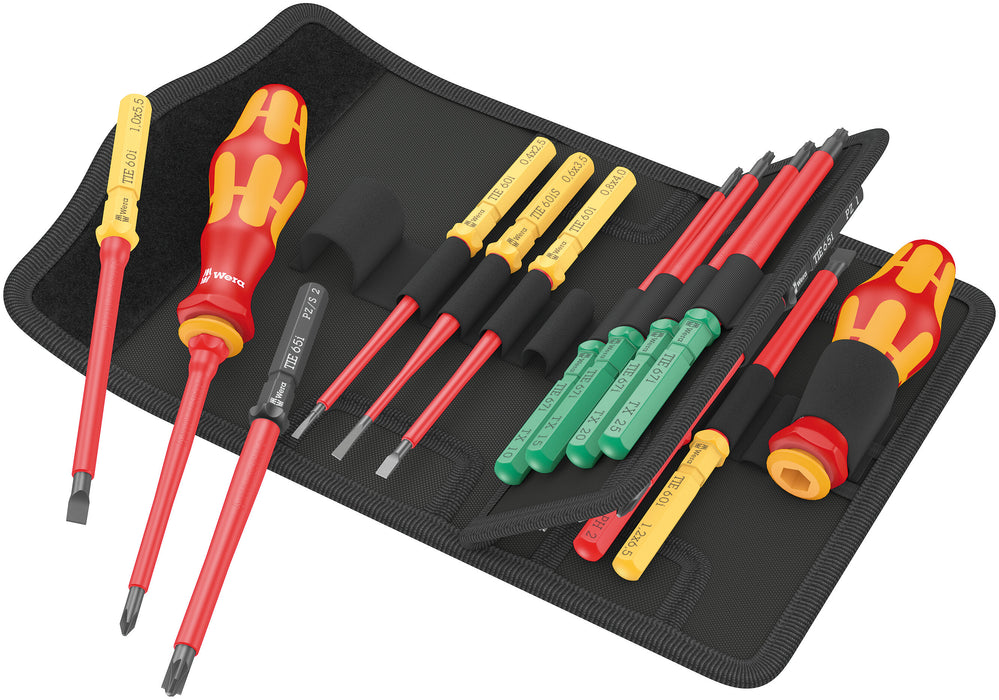 Wera Kraftform Kompakt VDE 17 Universal 1, 17 pieces Screwdriver Set