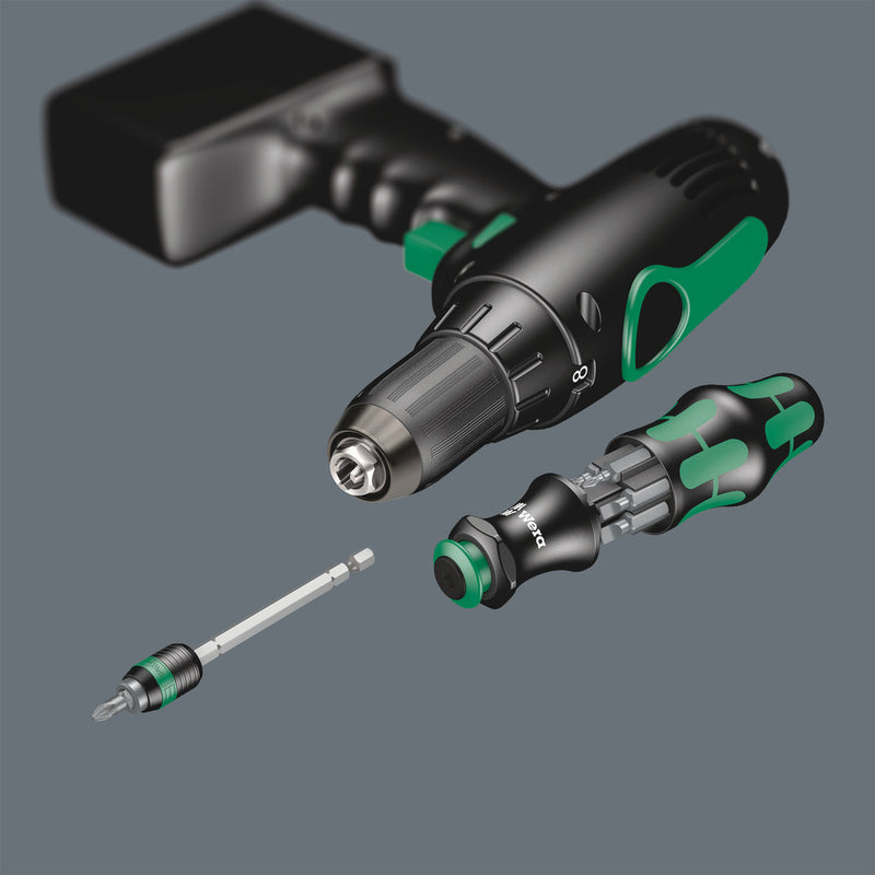 Wera Kraftform Kompakt 20 – Versatile Screwdriver & Bit Set with Pouch