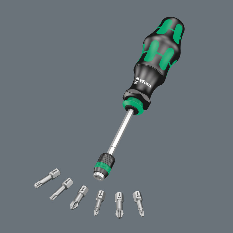 Wera Kraftform Kompakt 20 – Versatile Screwdriver & Bit Set with Pouch