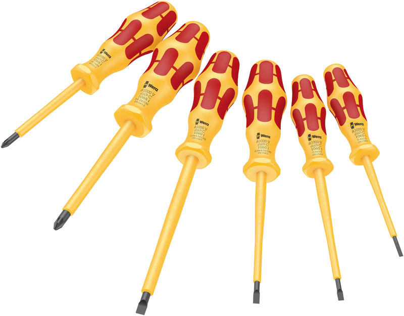 1060 i/1065 i/6 Kraftform VDE Screwdriver Set PZ/SL (6pc)