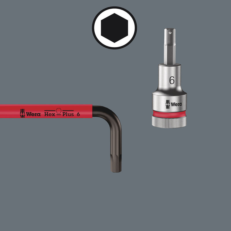 Wera 950/9 Hex-Plus Multicolour 1 SB L-Key Set – Metric (9-Piece)