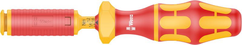 Wera Series 7400 VDE Kraftform adjustable torque handle (1.7-3.5 Nm)