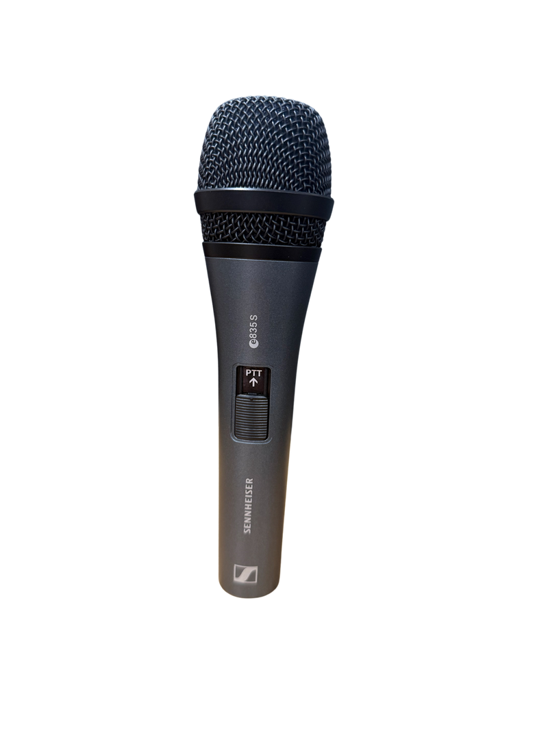 Sennheiser e 835-S-PTT Handheld Dynamic Microphone with Push To Talk Switch