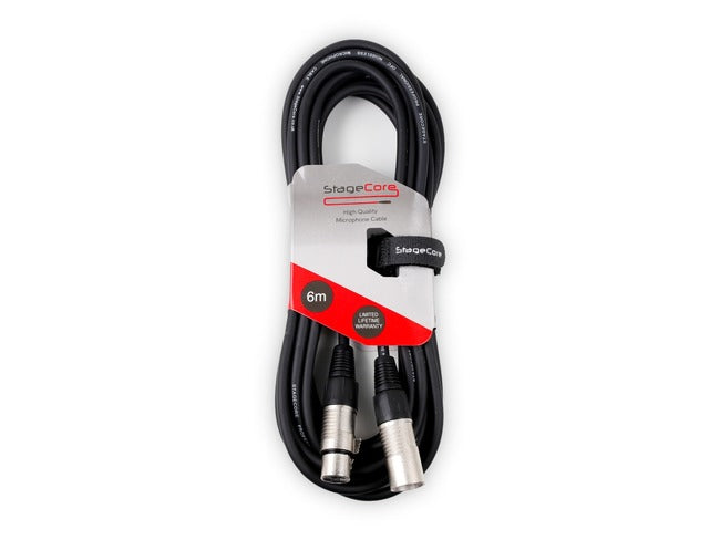 StageCore XLR Cable - 3 Pin 6m