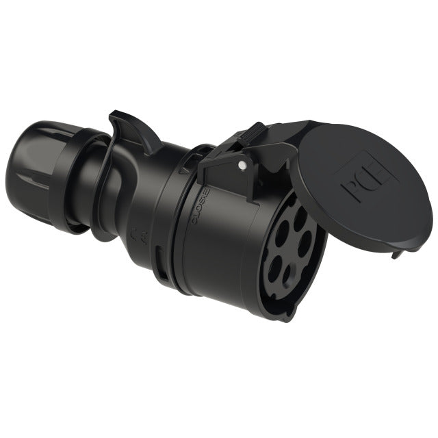 PCE 16A Coupler Midnight range (380/415 Volt, 3P+N+E Pin Configuration) 215-6X