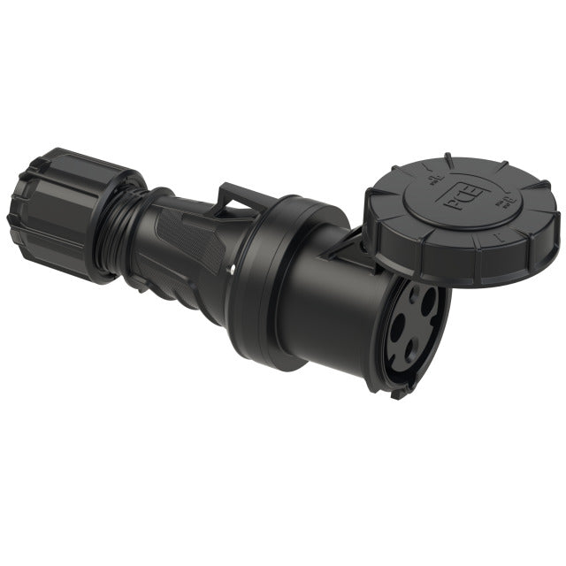 PCE 63A Socket Power Twist Midnight range (220/240 Volt, 2P+E Pin Configuration) 2335-6XS