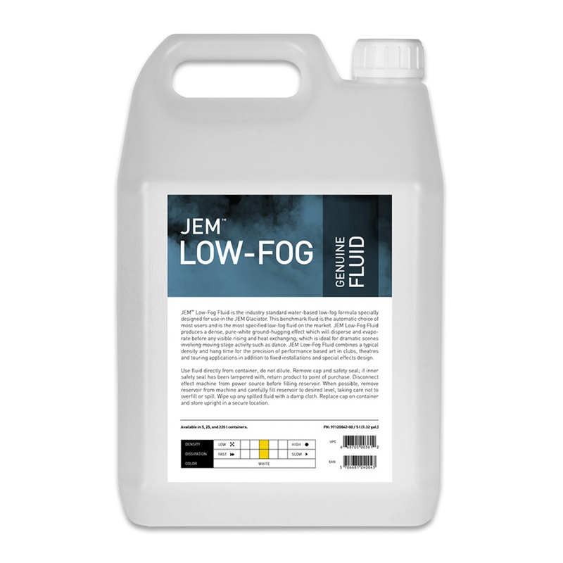 JEM Low Fog Fluid (5L)