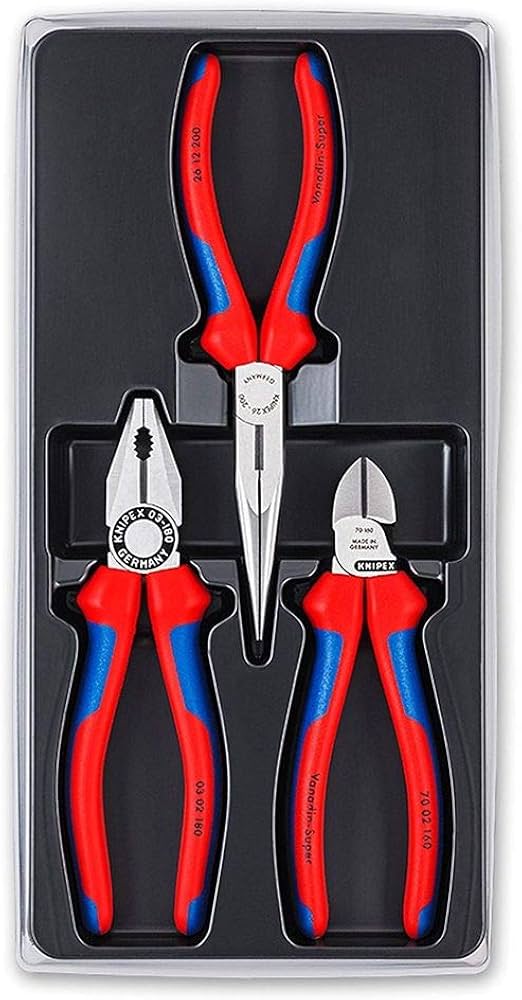 Knipex Professional Pliers Set – 3 Piece