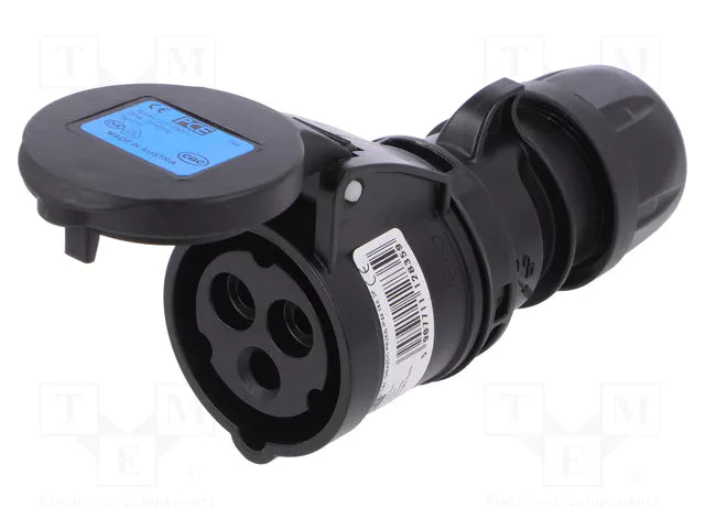 PCE 16A Coupler Midnight range (220/240 Volt, 2P+E Pin Configuration) 213-6X