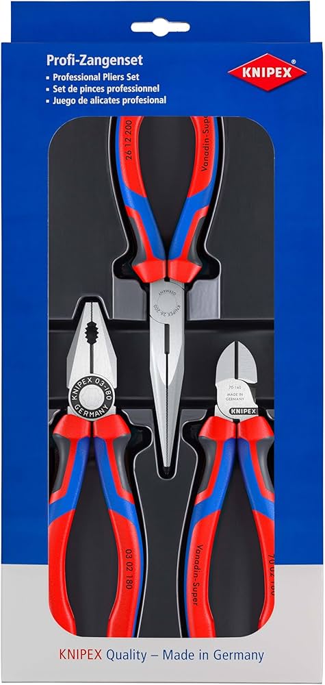 Knipex Professional Pliers Set – 3 Piece