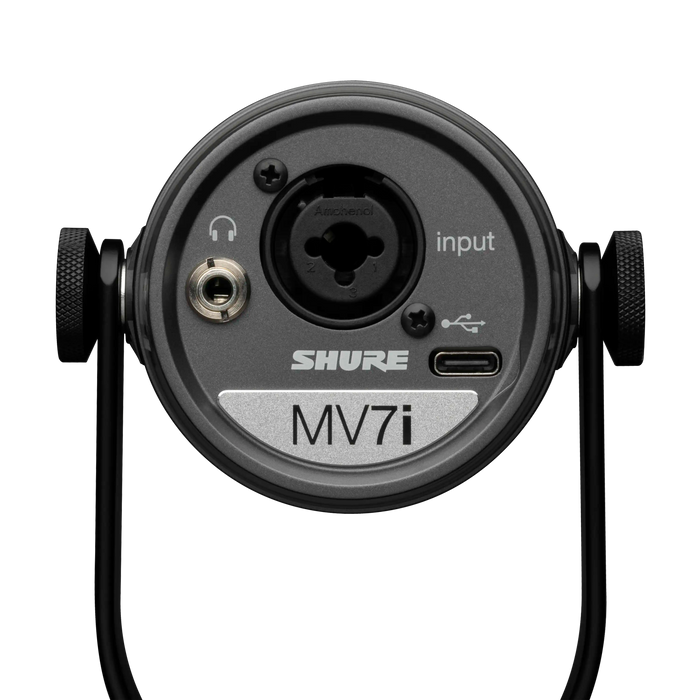 Shure MV7i Smart Microphone & Interface – Professional Dual-Channel Recording Made Simple