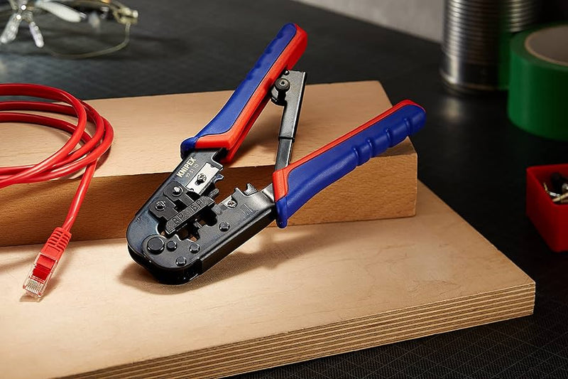 KNIPEX Crimping Pliers for Western Plugs – RJ11, RJ12 & RJ45
