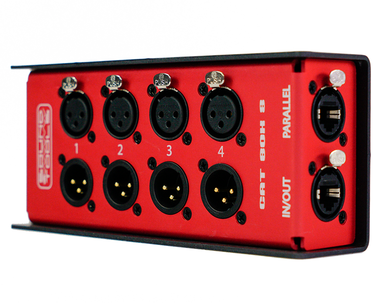 SoundTools CAT Box 8 - 4-Channel Dual XLR to CAT5/6 Converter