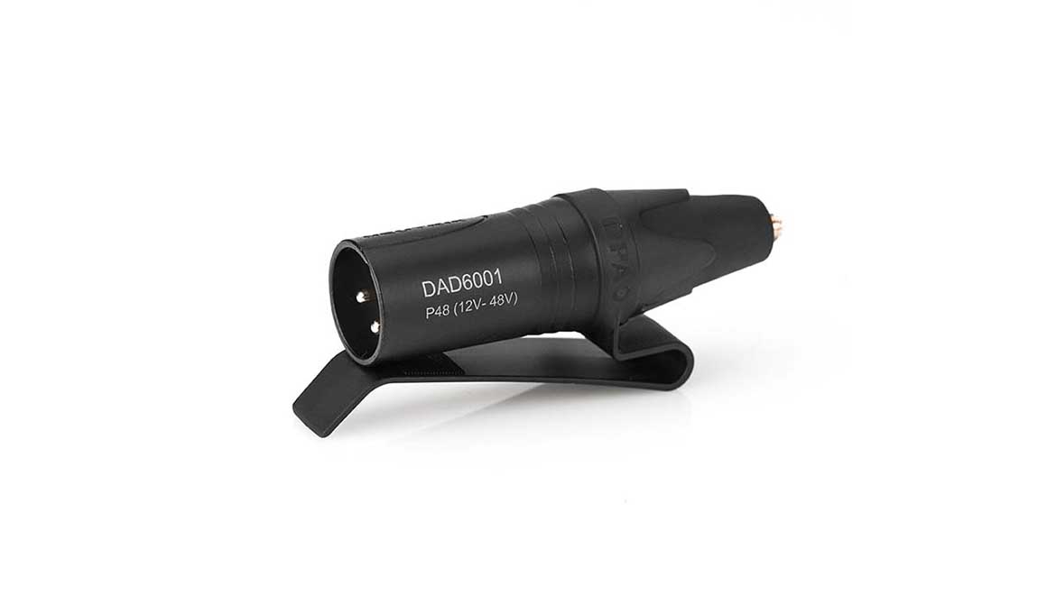 DPA Microdot Adapter for 3-pin XLR with Belt Clip (DAD6001-BC)