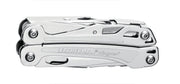 Leatherman Wingman stainless steel multi-tool, closed side view with bit tools