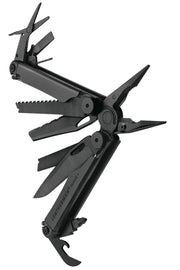 Leatherman Wave+ multi-tool, black with extended tools and blades