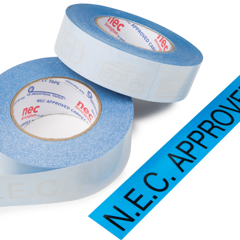 NEC Approved Carpet Tape - Bulk Box - 48 Rolls
