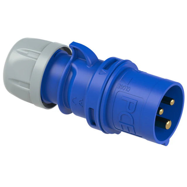 PCE 32A Plug (220/240 Volt, 2P+E Pin Configuration) 023-6