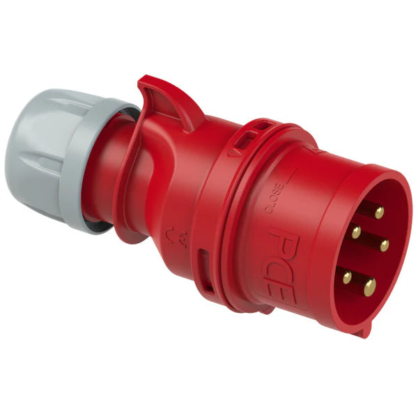PCE 32A Plug (380-415 Volt, 3P+N+E Pin Configuration) 025-6