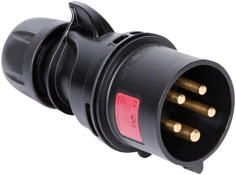 PCE 32A Plug Midnight range (380/415 Volt, 3P+N+E Pin Configuration) 025-6X
