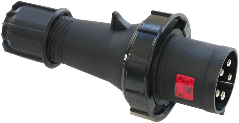 PCE 63A Plug Power Twist Midnight range (380/415 Volt, 3P+N+E Pin Configuration) 035-6XS
