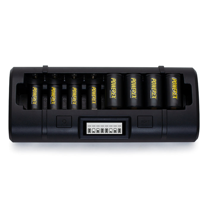 Powerex MH-C808M-U Ultimate Professional Charger for AA/AAA/C/D NiMH / NiCD Batteries