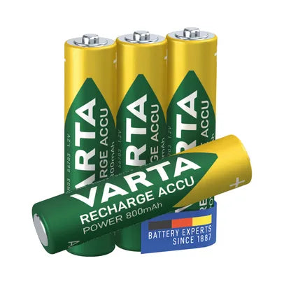 Varta Rechargeable AAA Ni-MH Battery - 1000mAh (4-Pack)