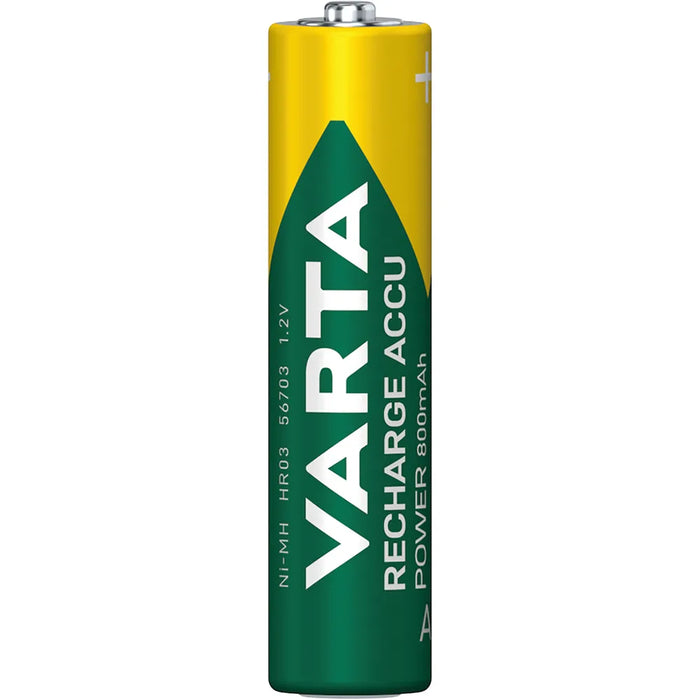 Varta Rechargeable AAA Ni-MH Battery - 1000mAh (4-Pack)