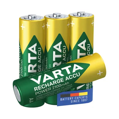 Varta Rechargeable AA Ni-MH Battery - 2400mAh (4-Pack)
