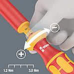 Wera Series 7400 VDE Kraftform adjustable torque handle (1.7-3.5 Nm)