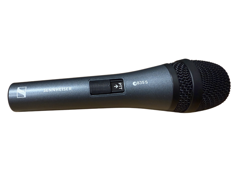 Sennheiser e 835-S-PTT Handheld Dynamic Microphone with Push To Talk Switch