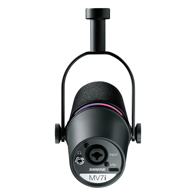 Shure MV7i Smart Microphone & Interface – Professional Dual-Channel Recording Made Simple