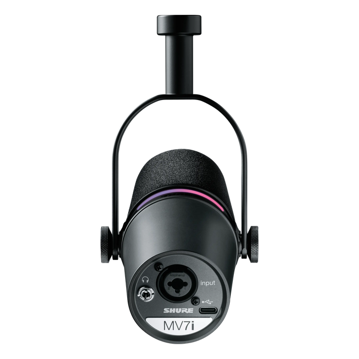 Shure MV7i Smart Microphone & Interface – Professional Dual-Channel Recording Made Simple