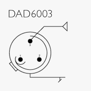 DPA Microdot Adapter for Sennheiser SK5212/6000/9000 (DAD6003)