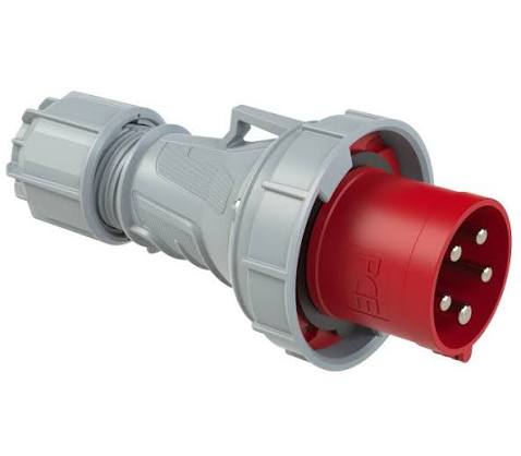 PCE 63A Plug (380-415 Volt, 3P+N+E Pin Configuration) 035-6
