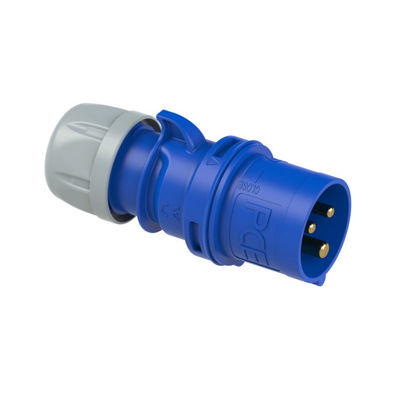 PCE 16A Plug (220/240 Volt, 2P+E Pin Configuration) 013-6