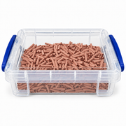 Hellermann H15 pink cable sleeving tubes in clear box with blue handle grips