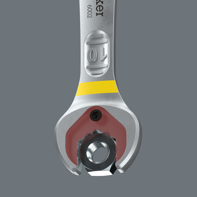 Wera Joker spanner jaw with red hex insert and stamped markings